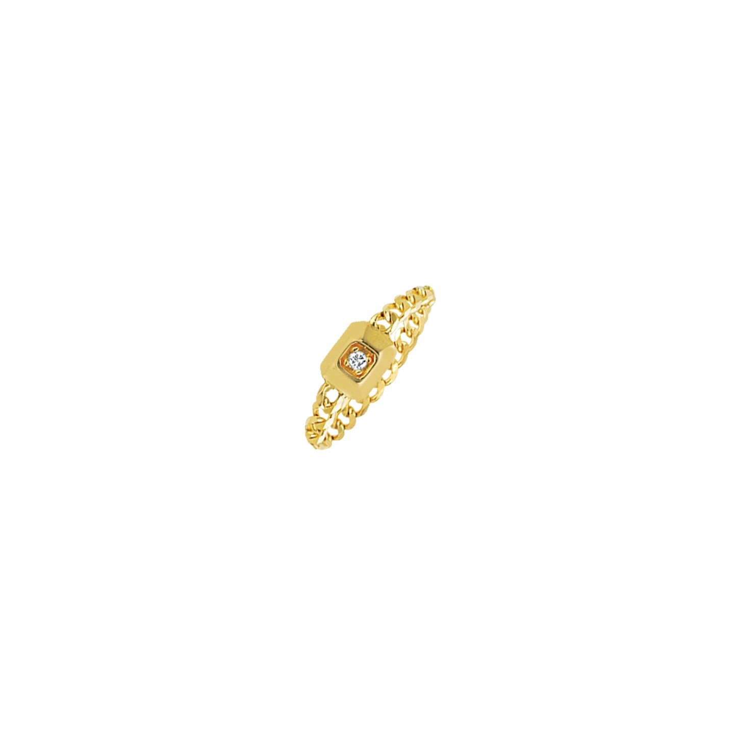 Chain Diamond Ring