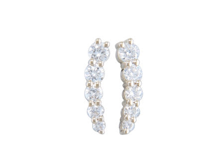 Diamond Climber Earrings