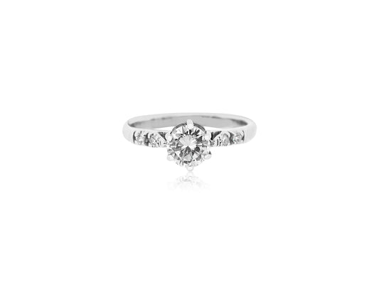 Diamond Crown Set Engagement Ring