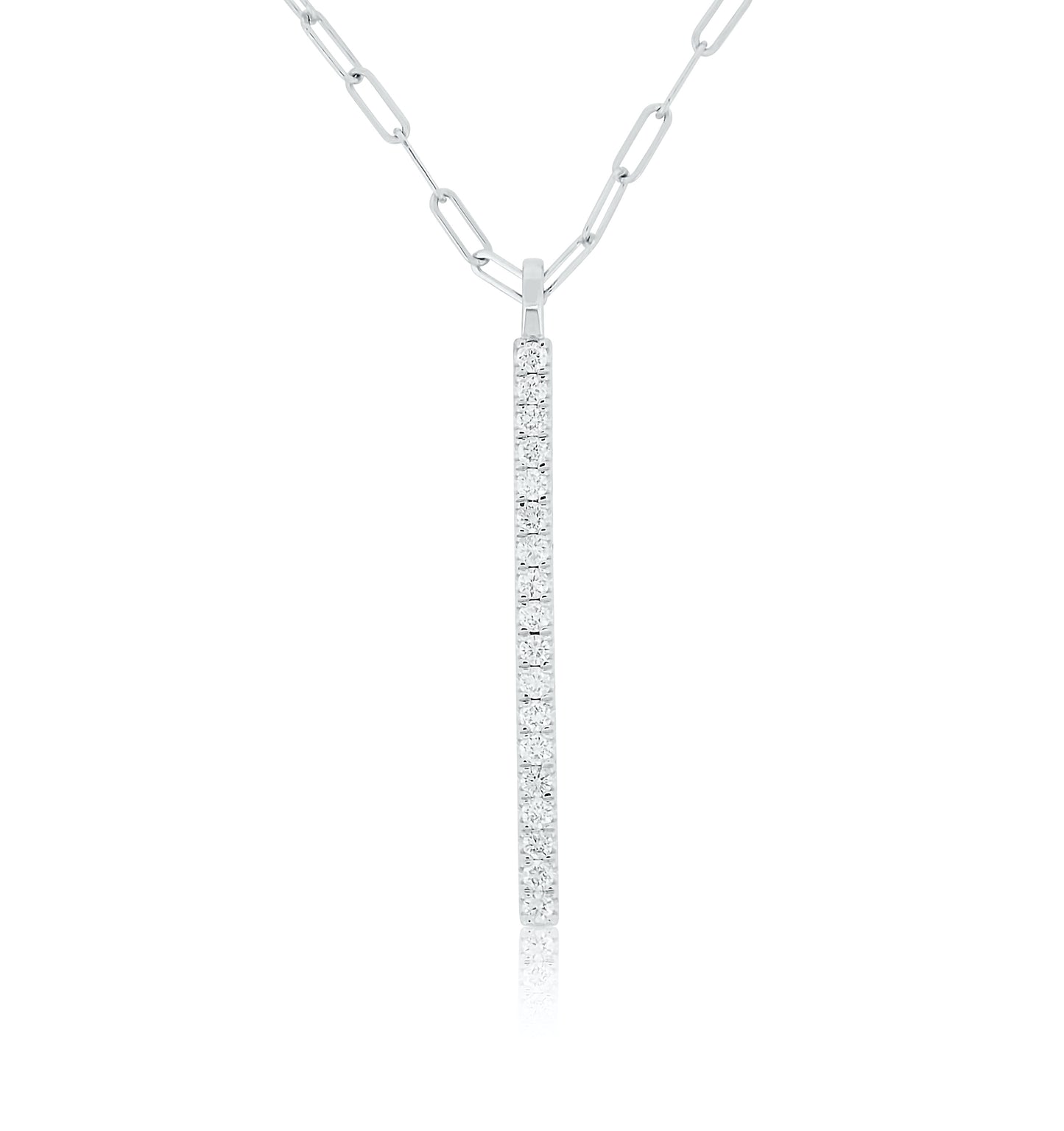 Diamond Vertical Drop Pendant