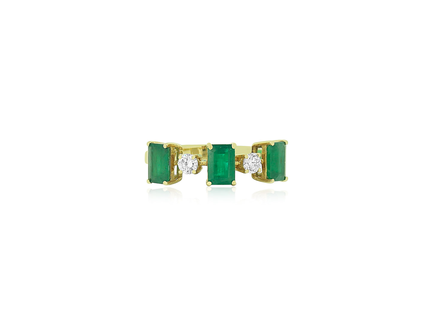 Emerald and Diamond Ring