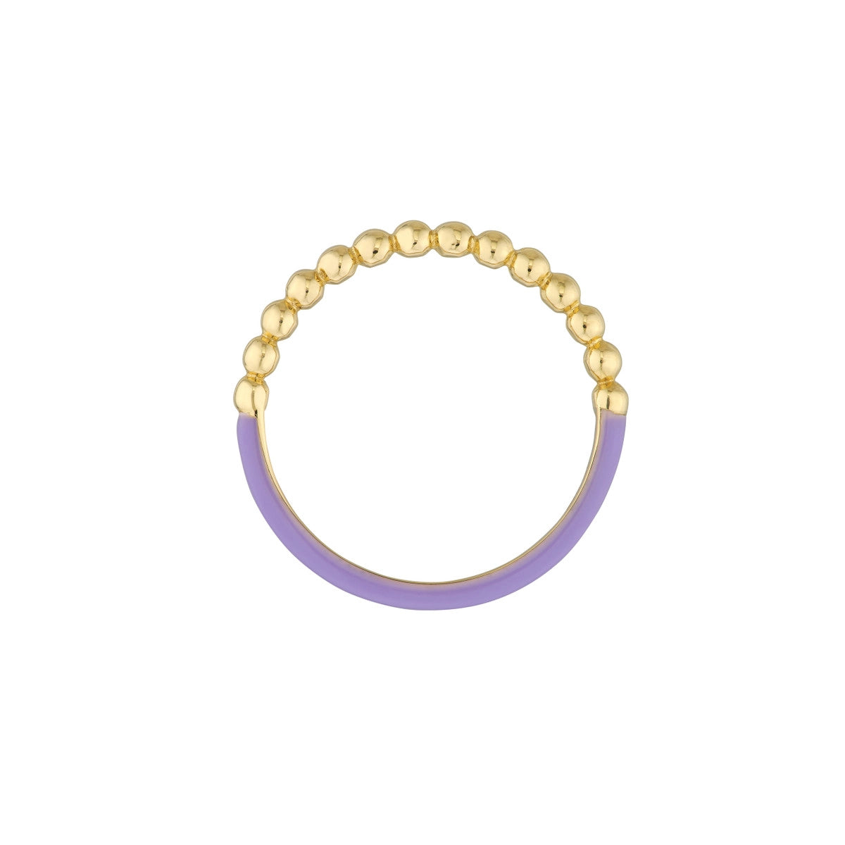 Liliac Enamel Ring