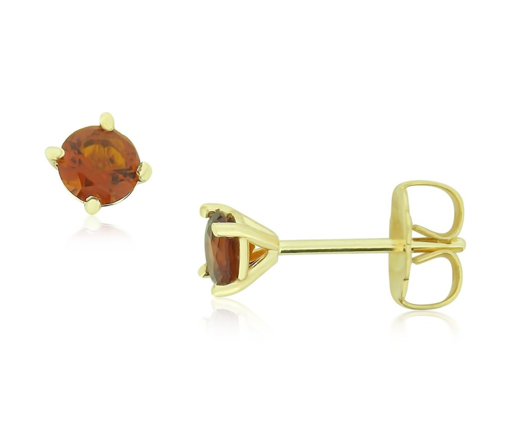 Spessarite Mandarin Garnet Earrings