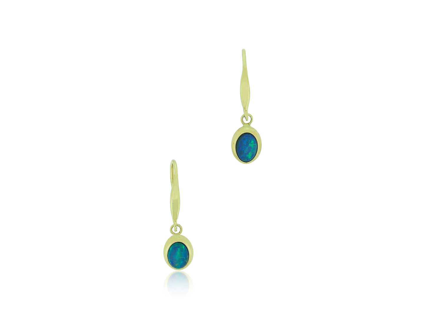 Opal Gold Dangle Drop