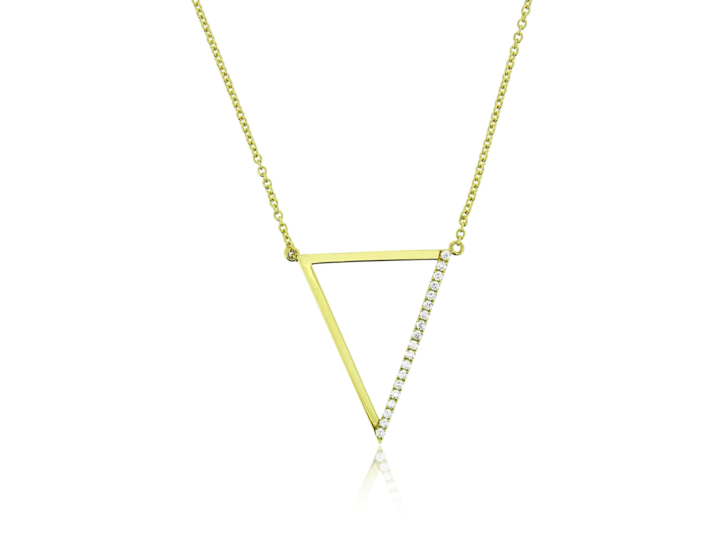 Diamond Triangle Pendant