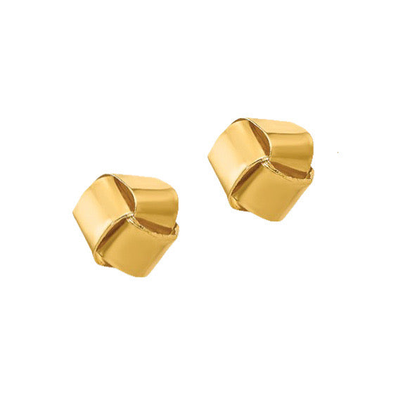 Gold Love Knot Studs