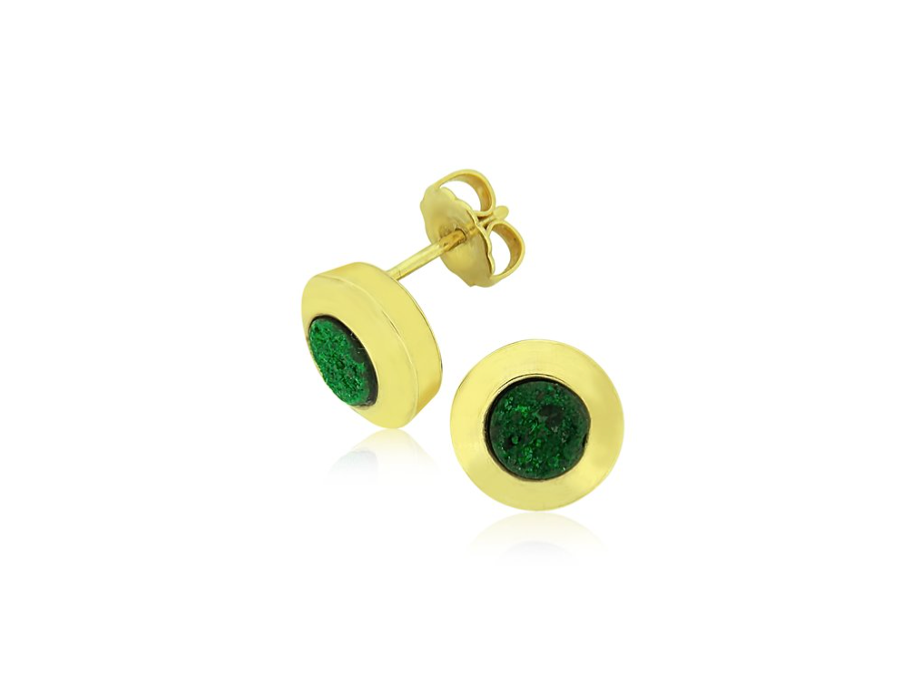 Demantoid Garnet Earrings