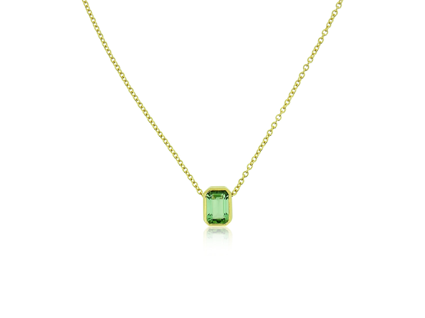 Tourmaline Gold Pendant