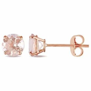 Morganite Studs