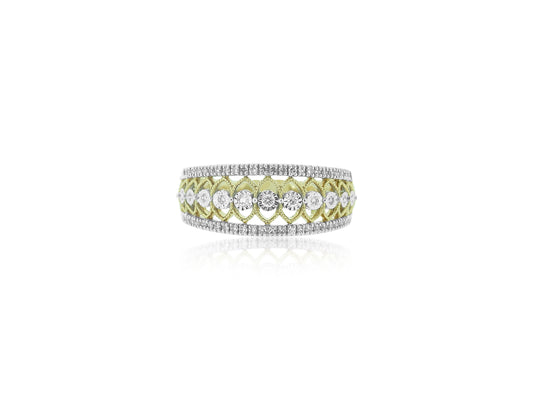 Negative Space Diamond Band