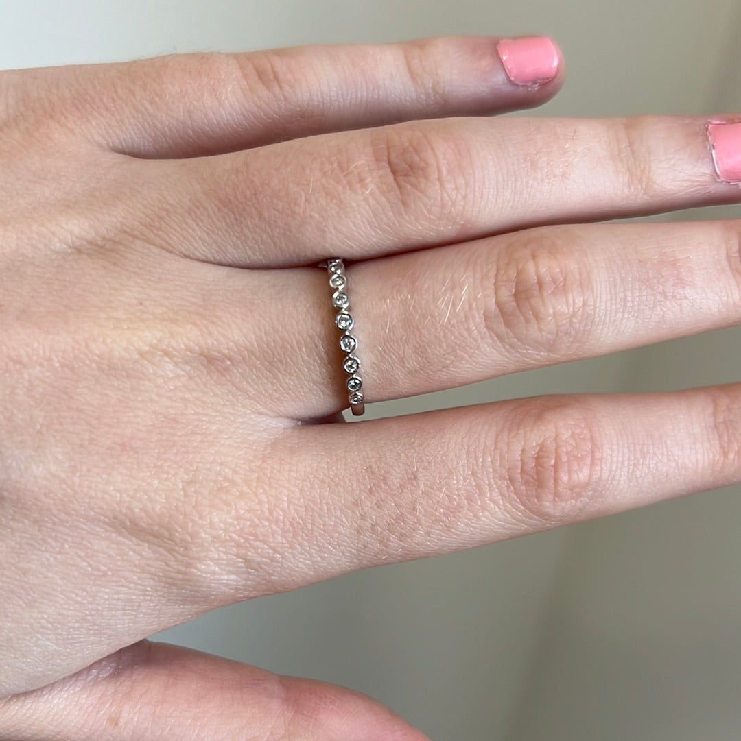Bezel Diamond Anniversary Band