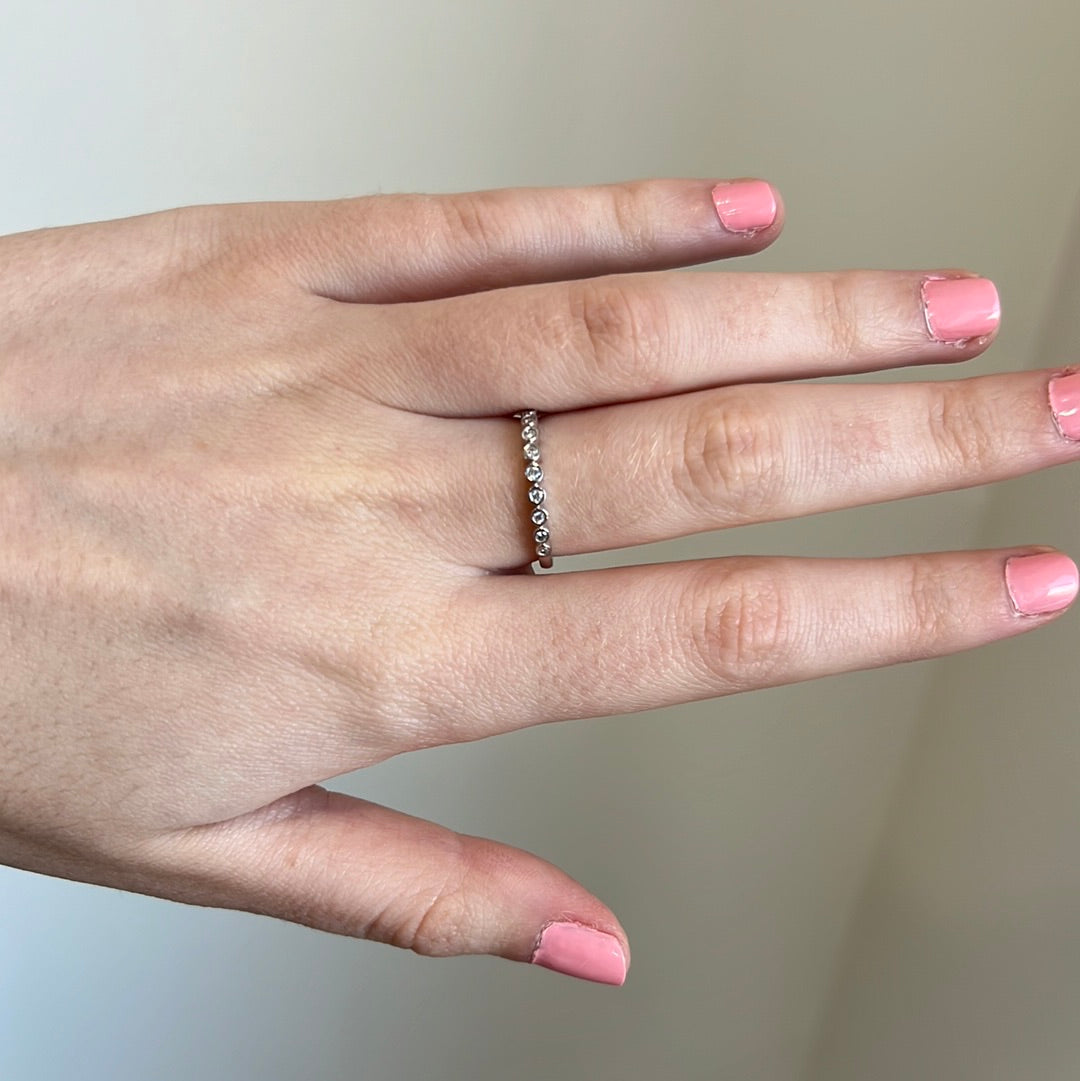 Bezel Diamond Anniversary Band