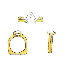 Trillion Ring with Double The Fun