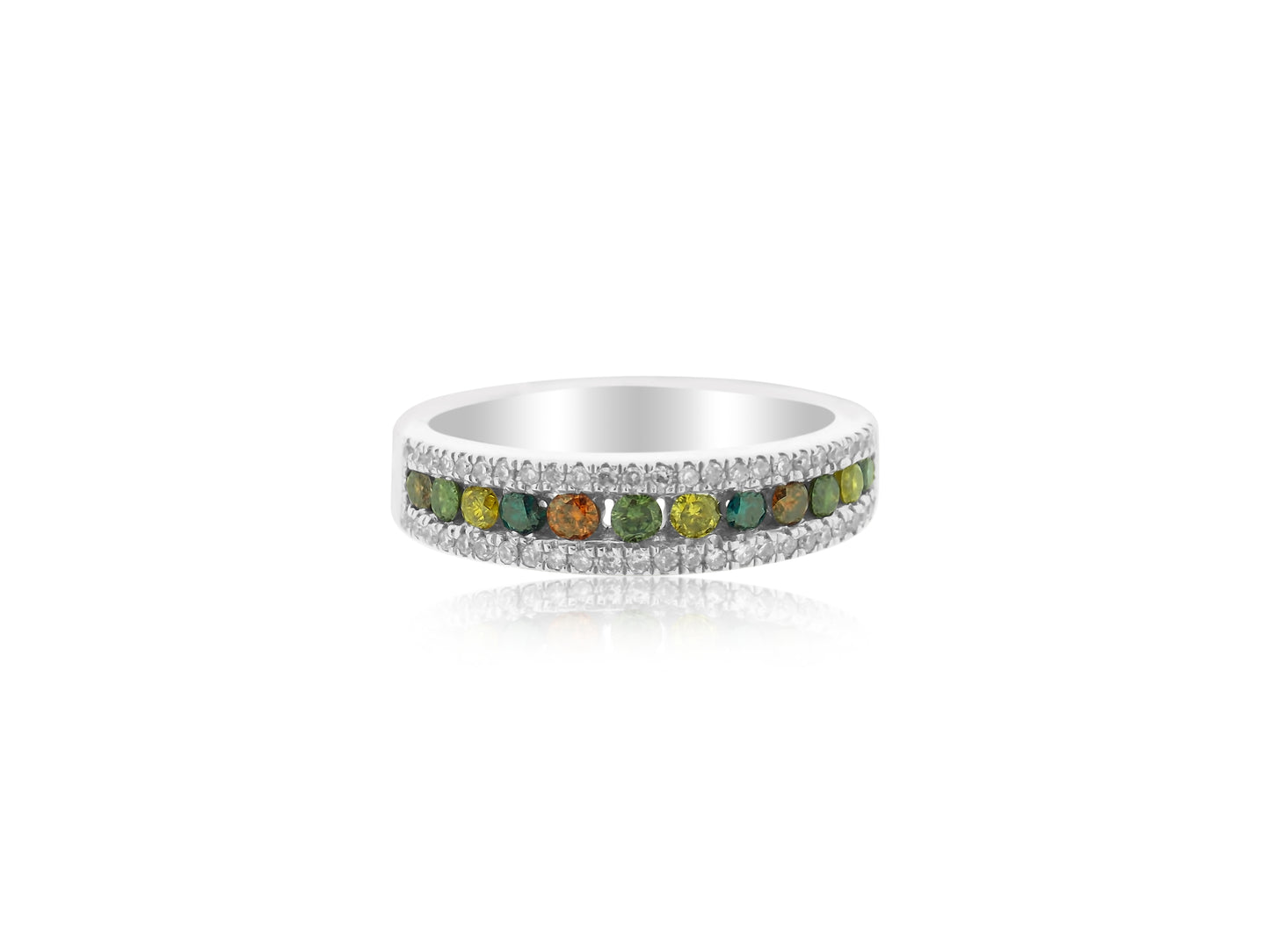 Colored Diamond Band