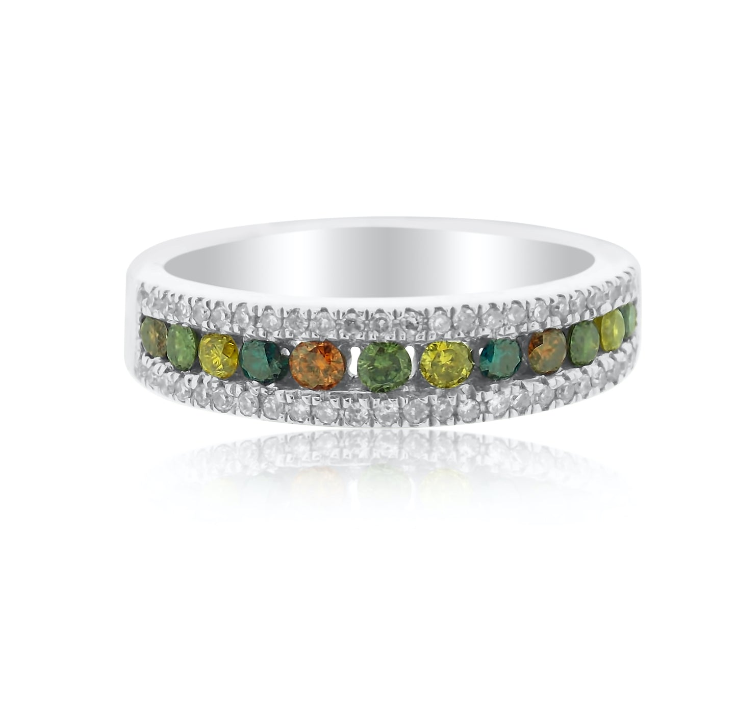 Colored Diamond Band