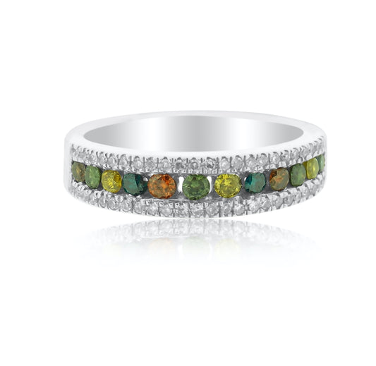 Colored Diamond Band