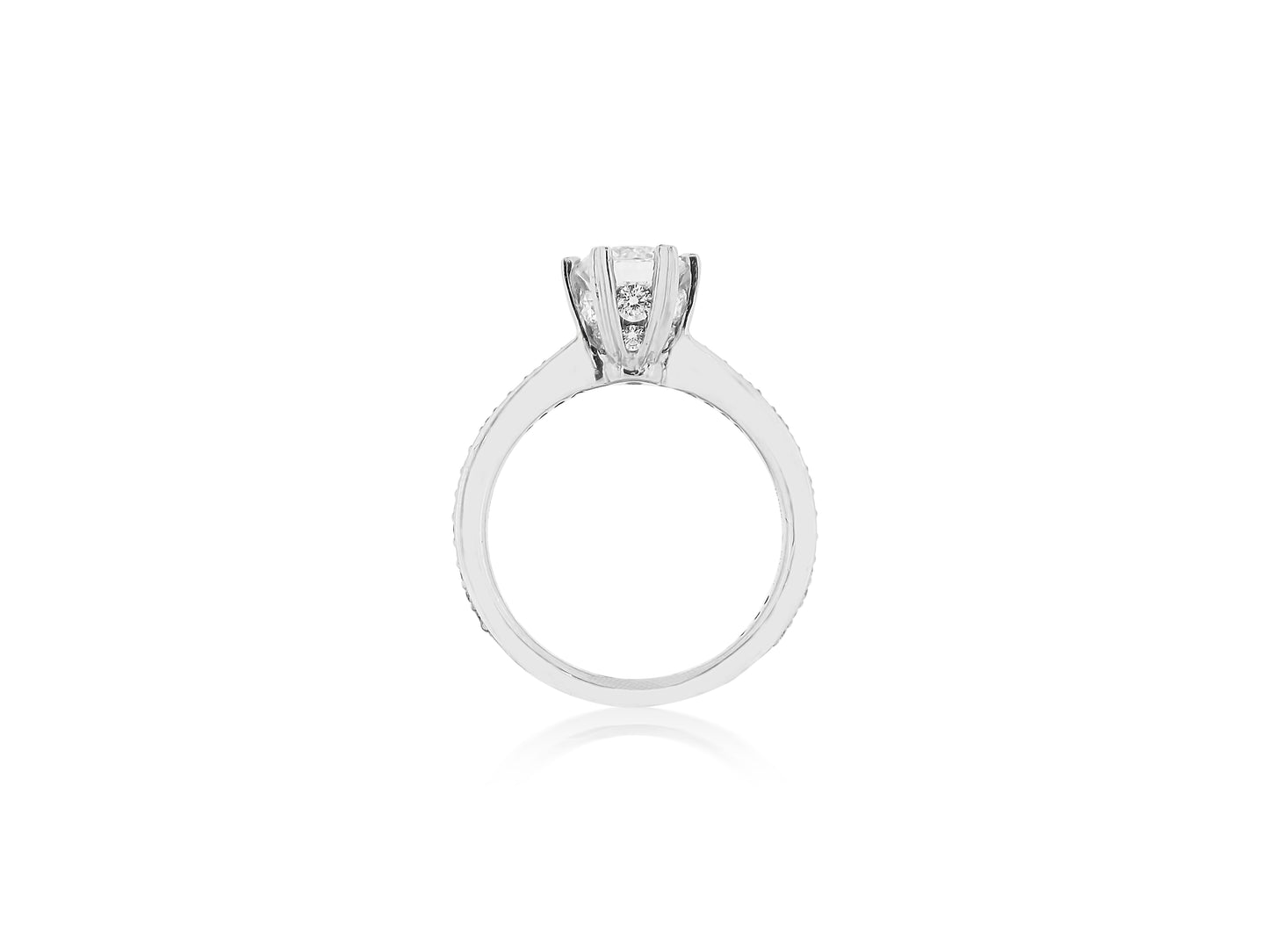 Classic Diamond Semi Mount Ring