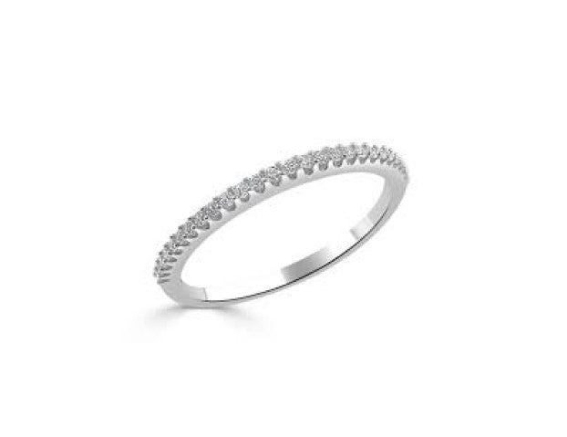Narrow Diamond Band