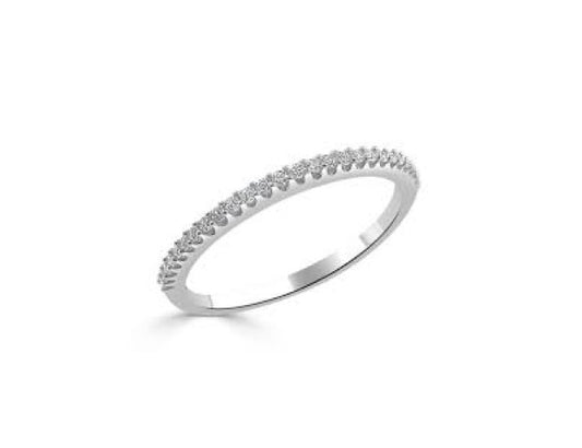 Narrow Diamond Band