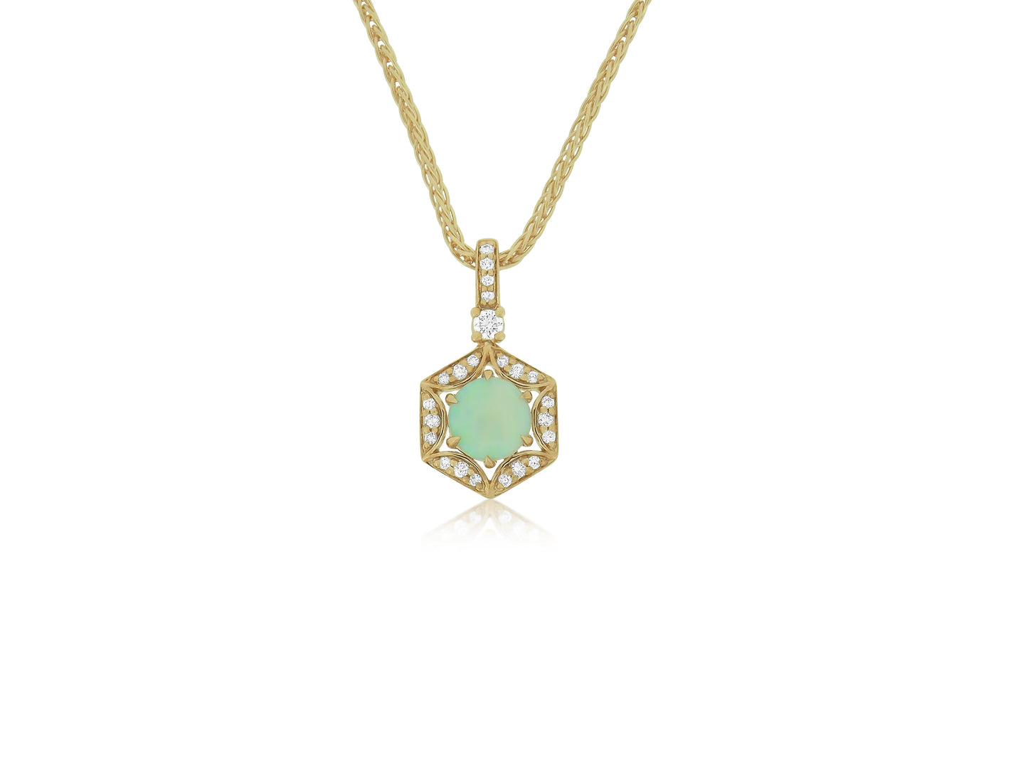 Opal Pendant in Gold