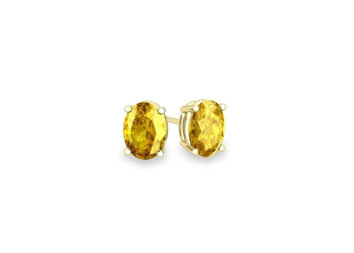 Yellow Sapphire Earrings