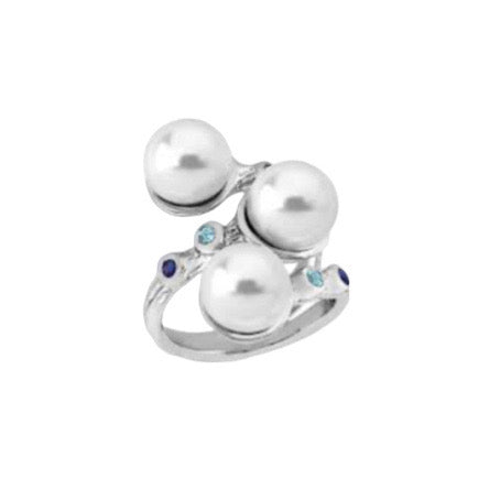 Triple Pearl Wrap Ring