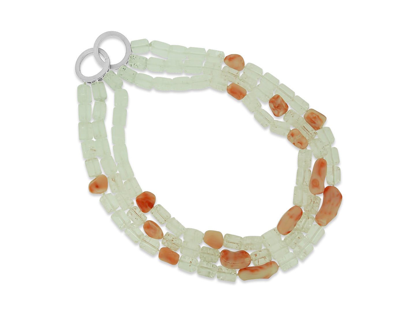 Angel Coral Triple Strand