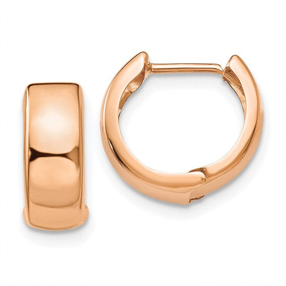 Rose Gold Hoops