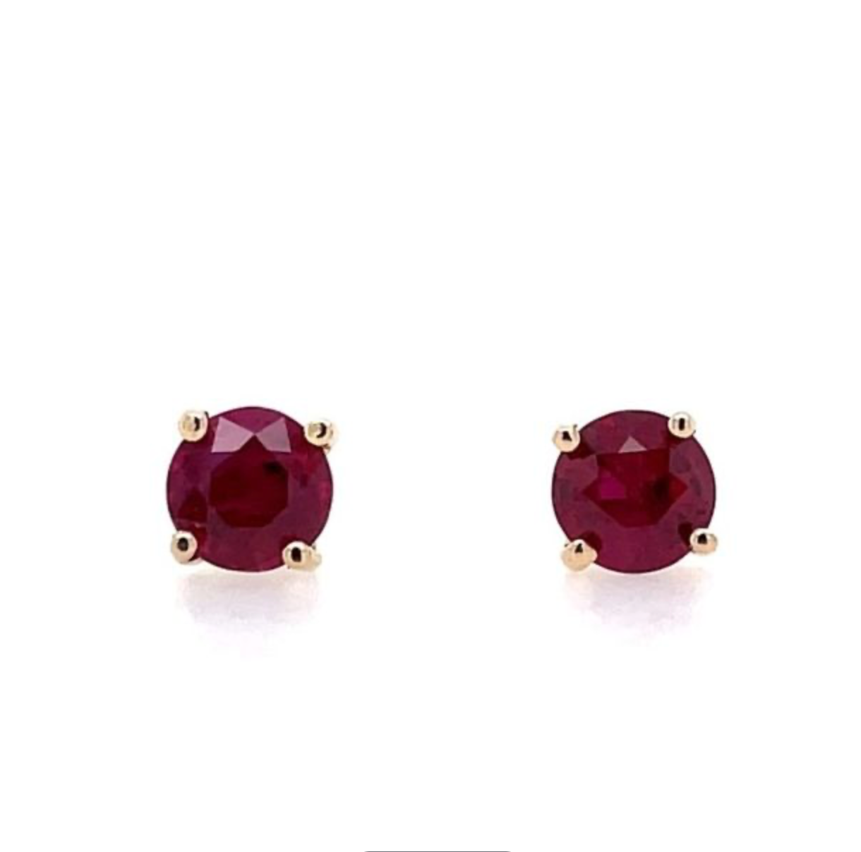 Ruby Stud Earrings