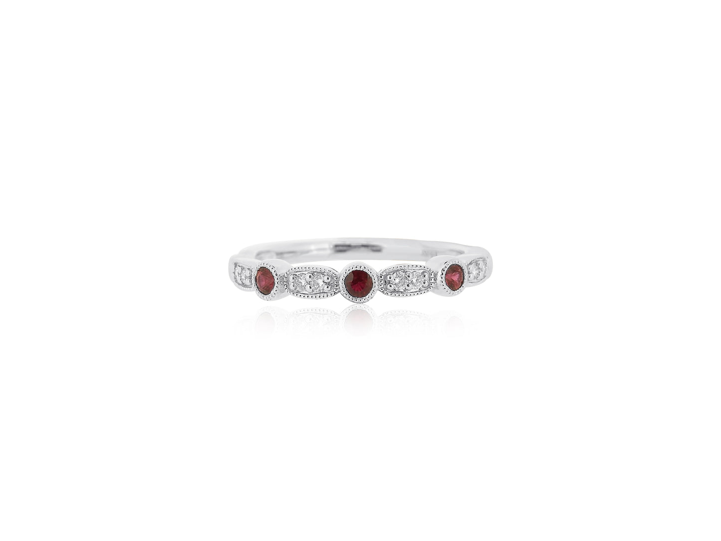 Ruby and Diamond Stacking Band