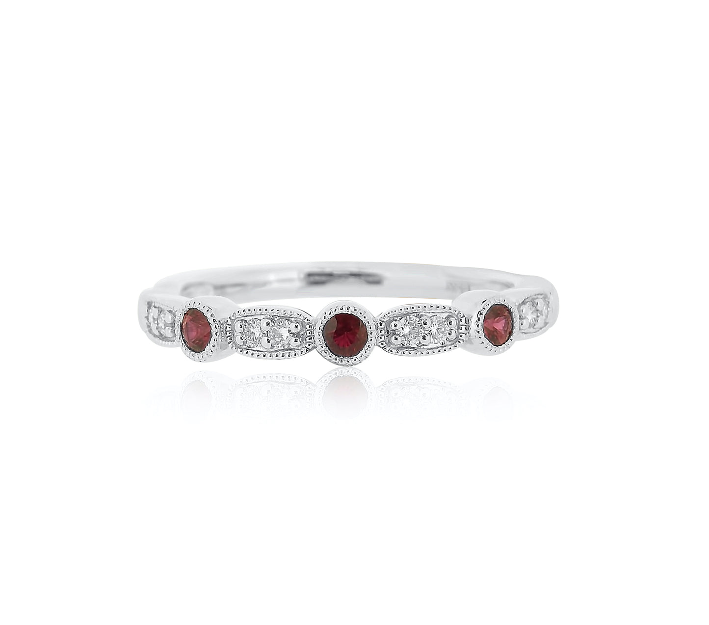 Ruby and Diamond Stacking Band