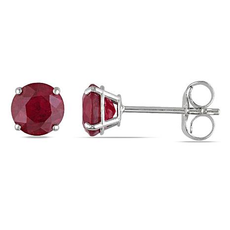 Ruby Stud Earrings