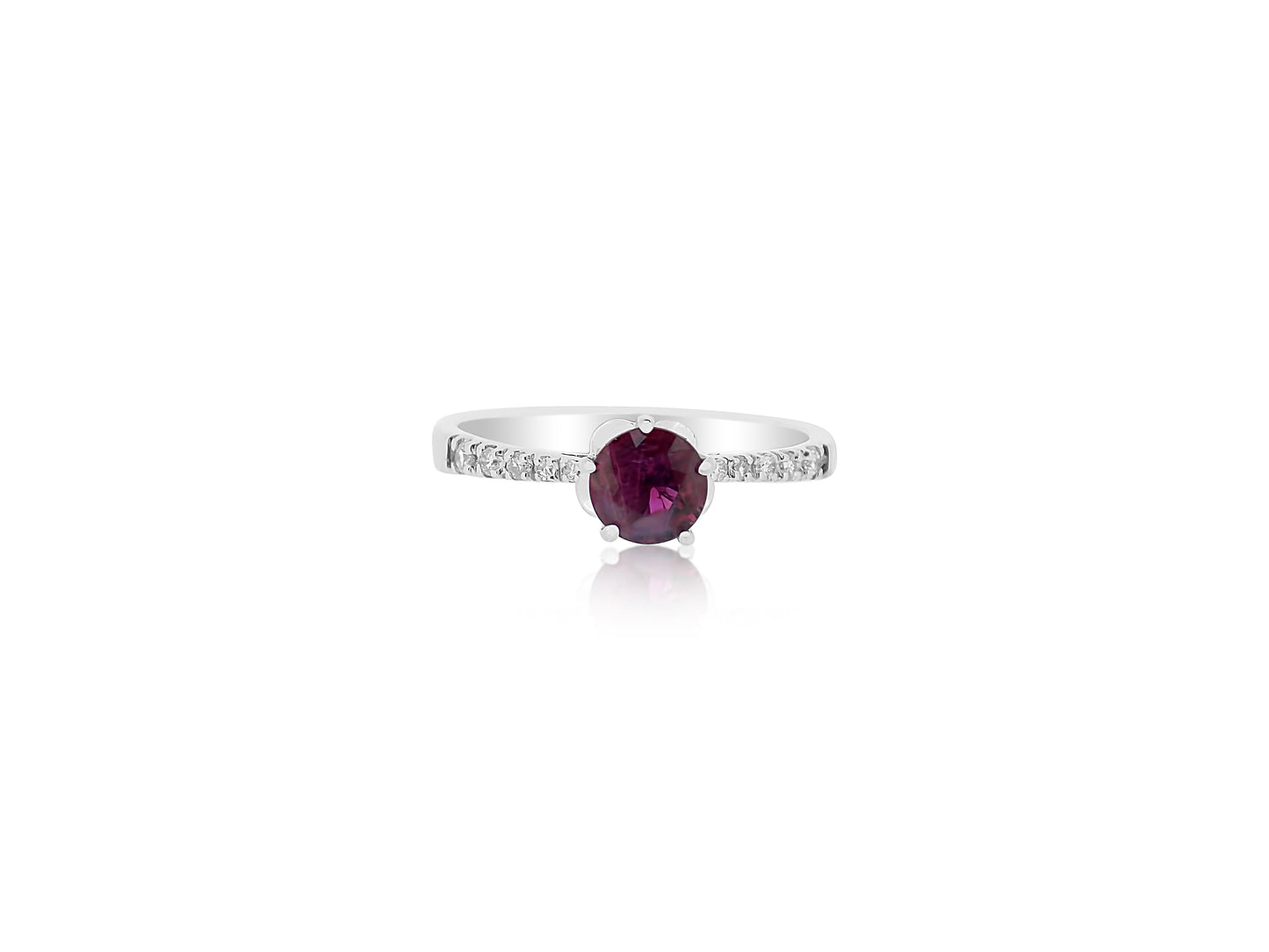 Ruby Diamond Accent Ring