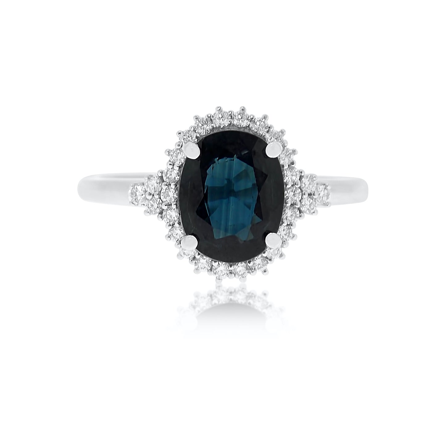Sapphire and Diamond Ring