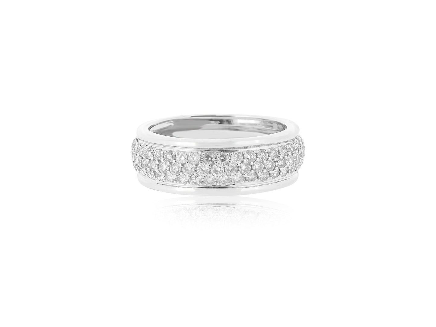Edged Diamond Band