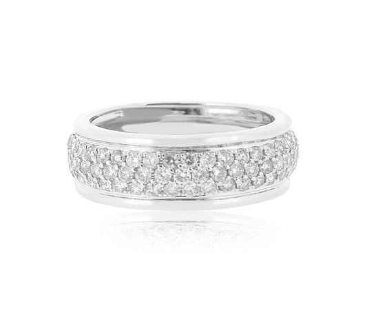 Edged Diamond Band