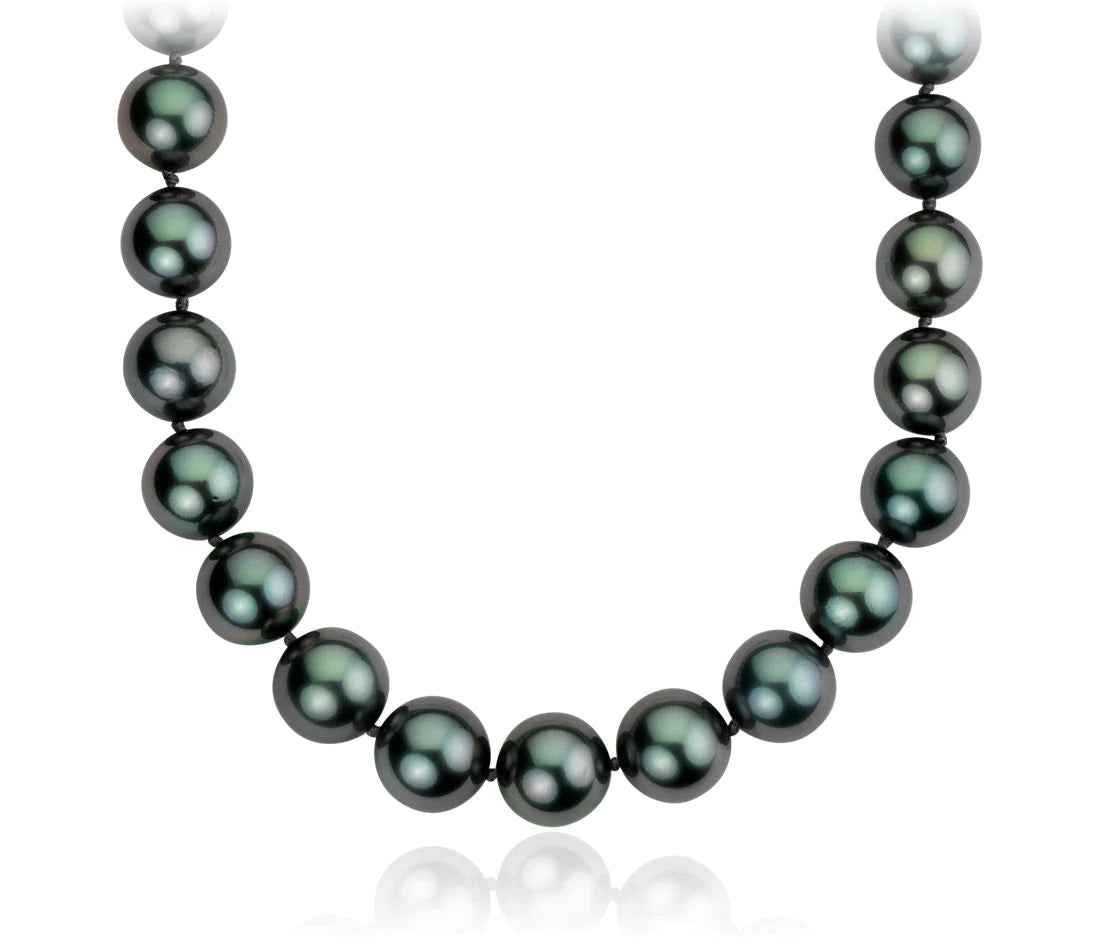 Tahitian Pearl Strand with Diamond Clasp