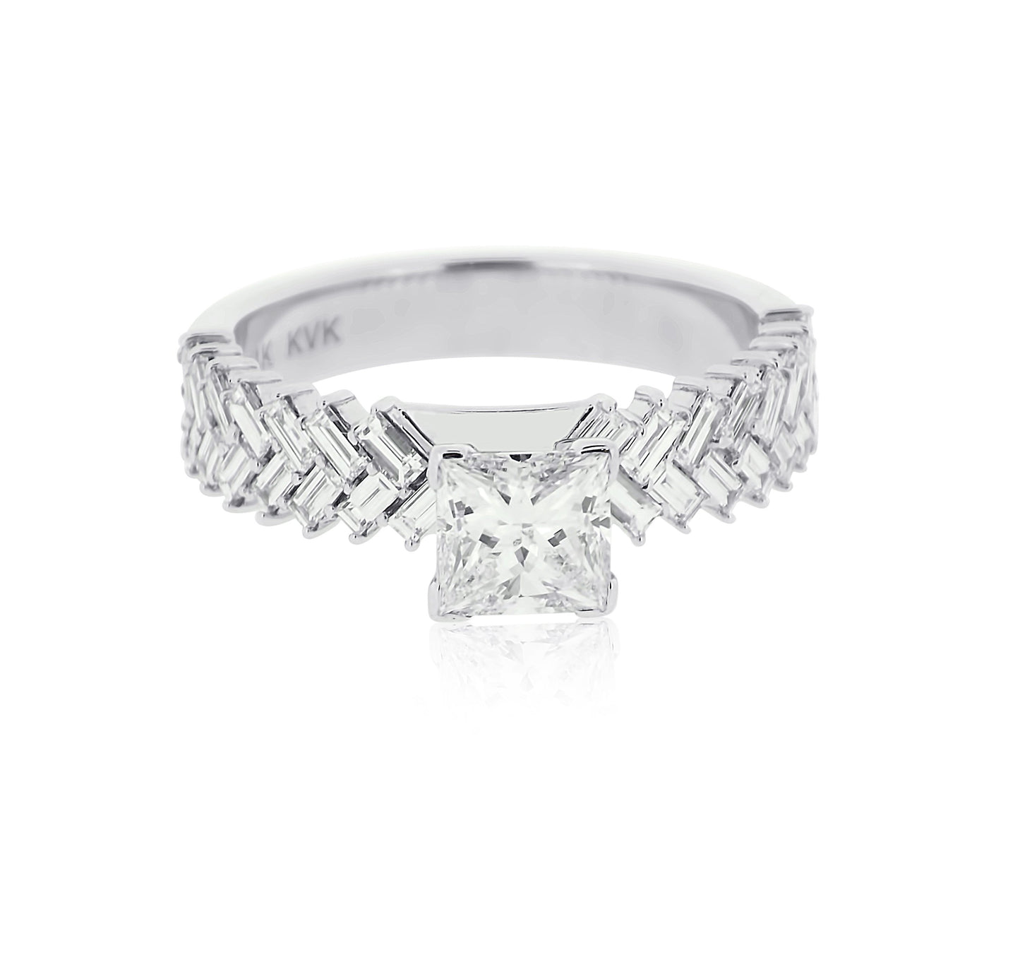 Crisscross Diamond Ring