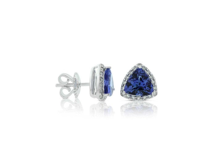 Trillion Tanzanite Earrings