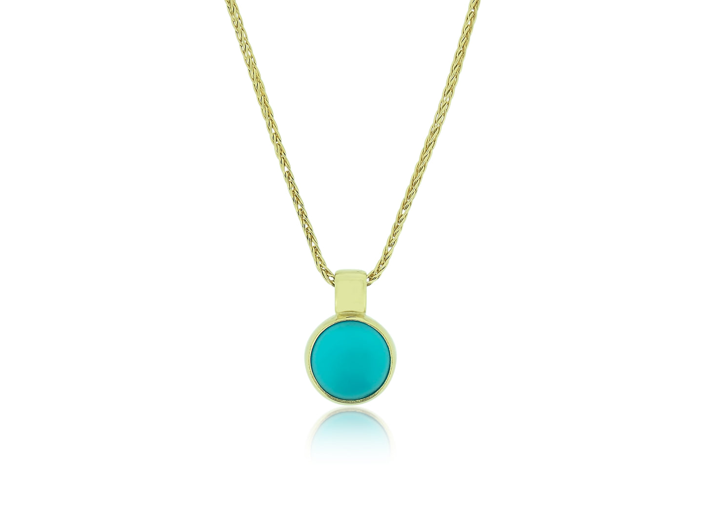 Turquoise Gold Necklace