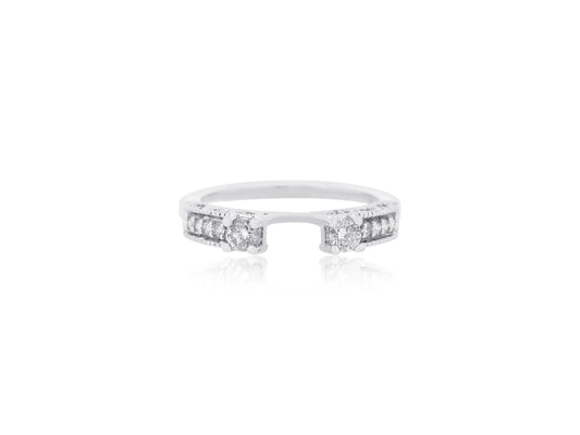 White Gold Diamond Ring Wrap