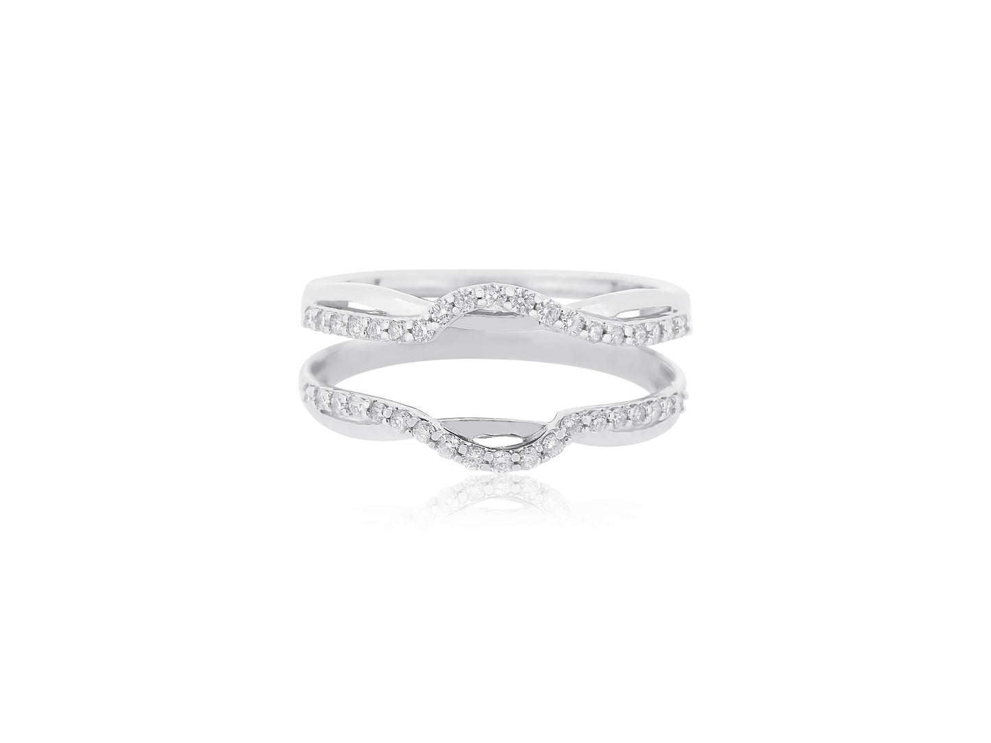 Diamond Jacket in White Gold