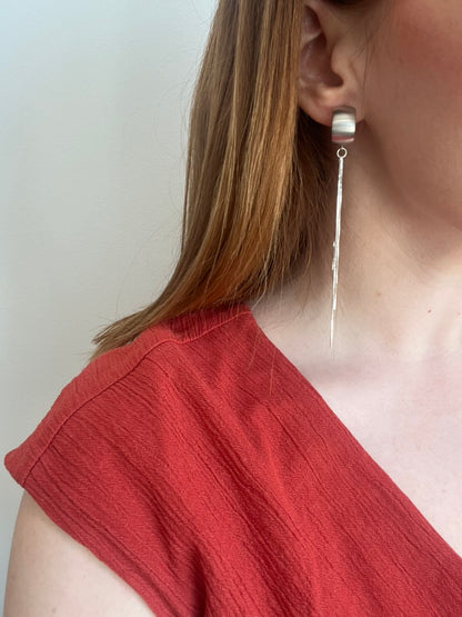 Shimmer Earrings - Hoop Top