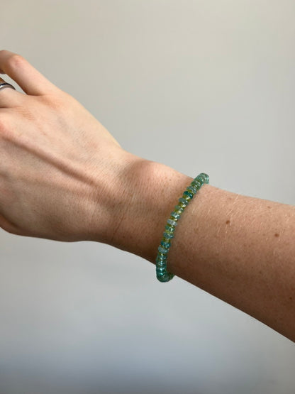 Apatite and Peridot Bracelet