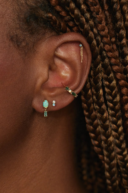 Opal and Tourmaline Stella Earrings