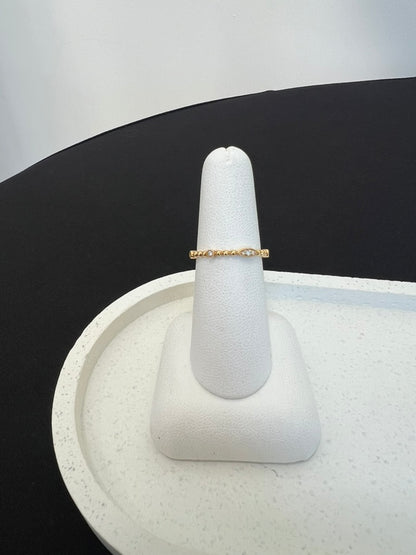 Asymmetrical Diamond Band
