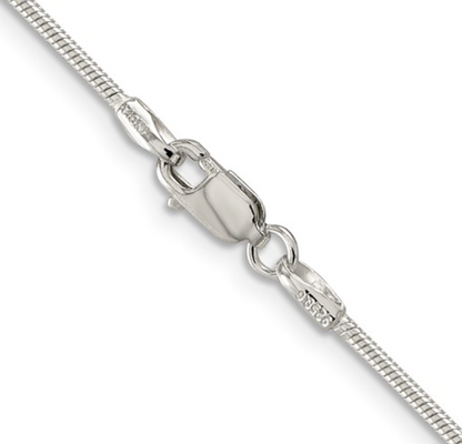 Very Long Sterling Snake Chain