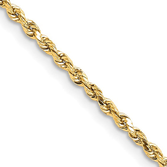 Rope Chain 10kt Yellow Gold