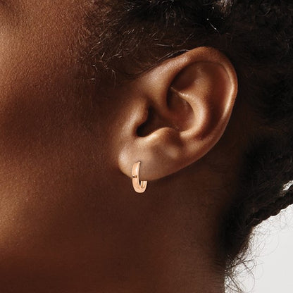 Rose Gold Hinged Earrings