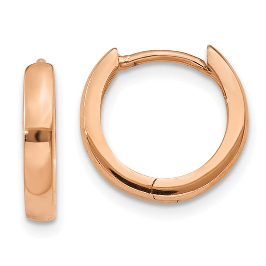 Rose Gold Hinged Earrings